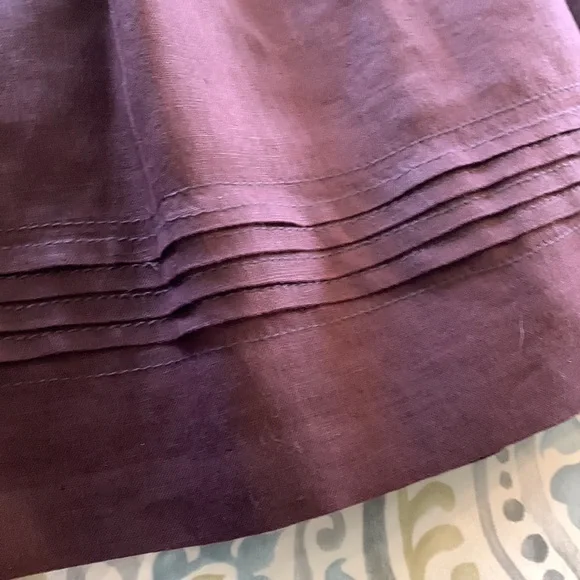 Banana Republic 100% linen dress in chocolate brown - Picture 5 of 10